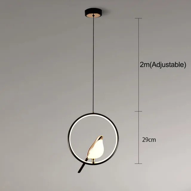 NUBLITE - Luxury Golden Bird Pendant Light