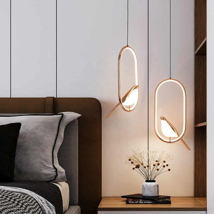 NUBLITE - Luxury Golden Bird Pendant Light