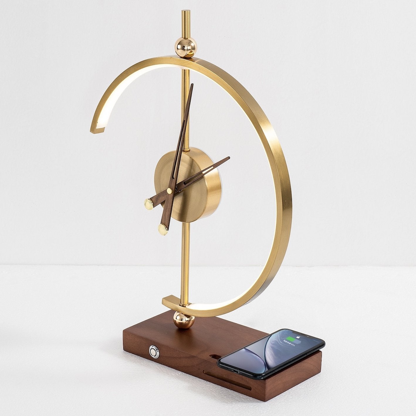 NOVAARC - Minimalist LED Table Lamp with Clock