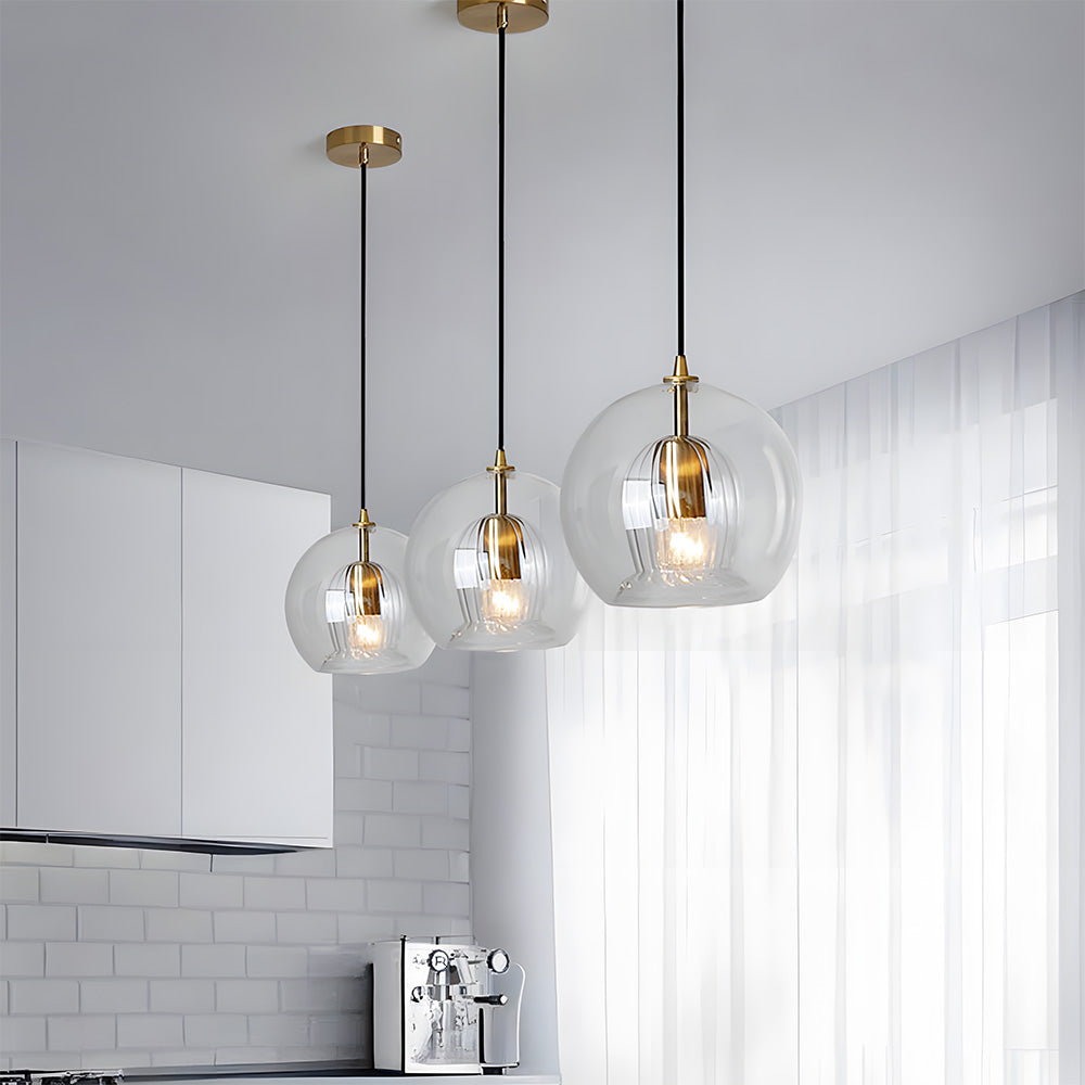 NORDLUXE – Contemporary Spherical Glass Pendant Light