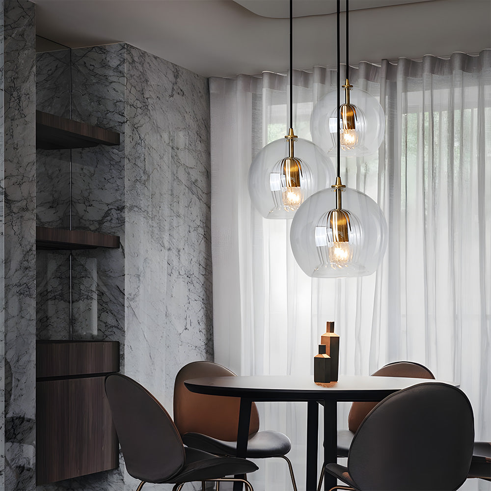 NORDLUXE – Contemporary Spherical Glass Pendant Light