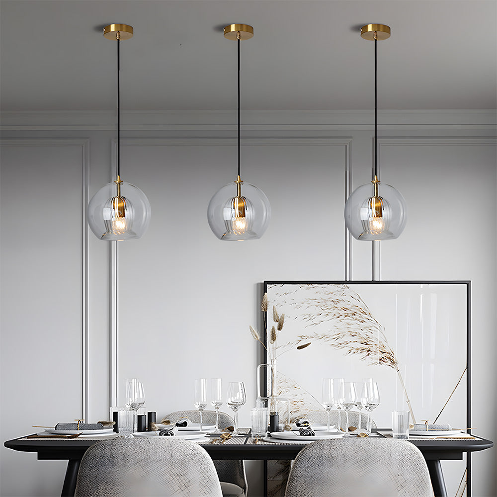 NORDLUXE – Contemporary Spherical Glass Pendant Light