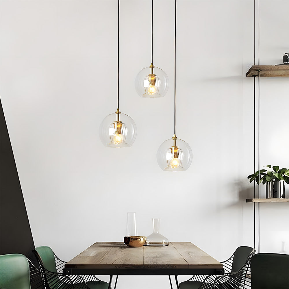 NORDLUXE – Contemporary Spherical Glass Pendant Light