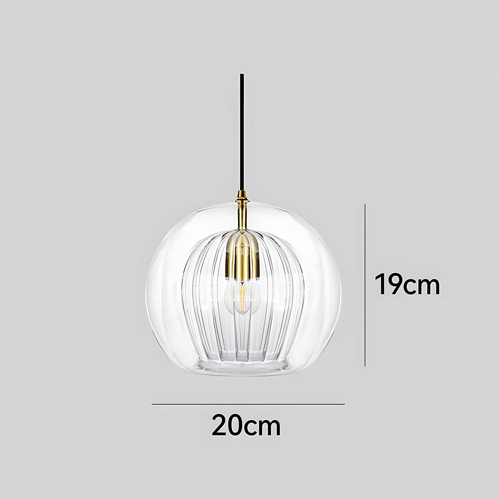 NORDLUXE – Contemporary Spherical Glass Pendant Light