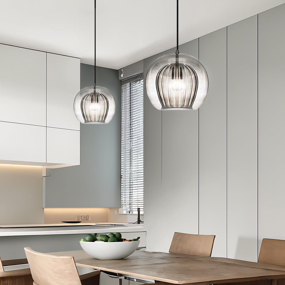 NORDLUXE – Contemporary Spherical Glass Pendant Light