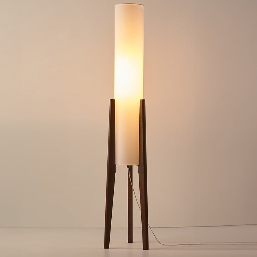 LUMERIA – Modern Walnut Wood Floor Lamp