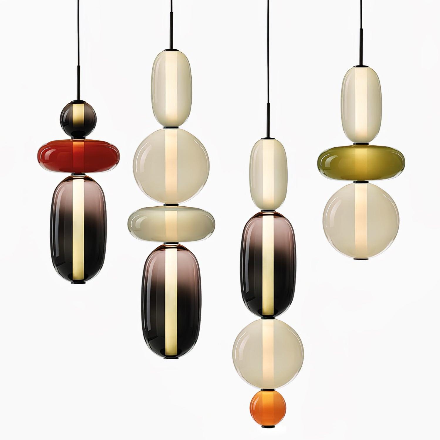 GLASSÉA - Artistic Multicolor Pendant Light