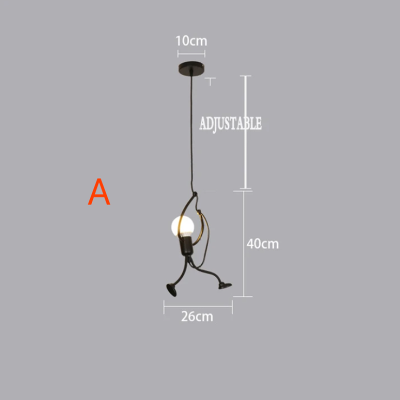 NOVARON – Industrial Retro Iron Ceiling Light
