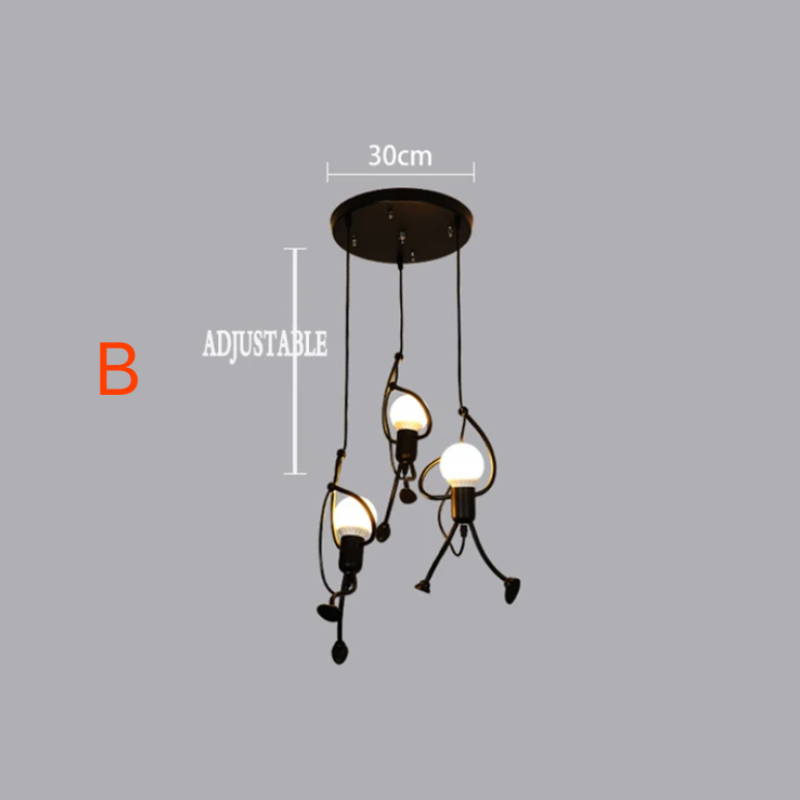 NOVARON – Industrial Retro Iron Ceiling Light