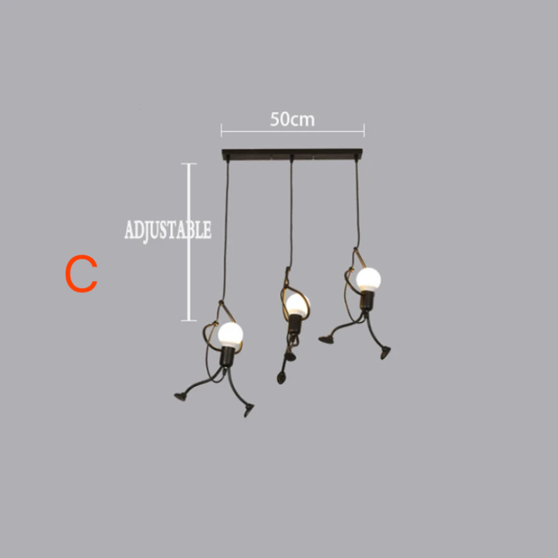 NOVARON – Industrial Retro Iron Ceiling Light