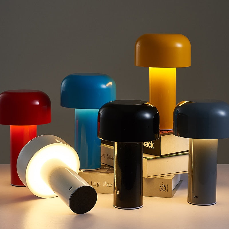 VELLUNO - Mushroom Cordless LED Table Lamp
