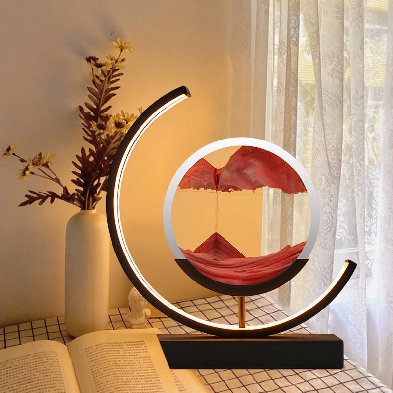 VISTALO - Soothing Moving Sand LED Table Lamp