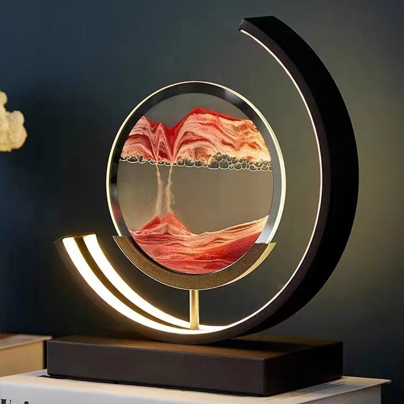 VISTALO - Soothing Moving Sand LED Table Lamp