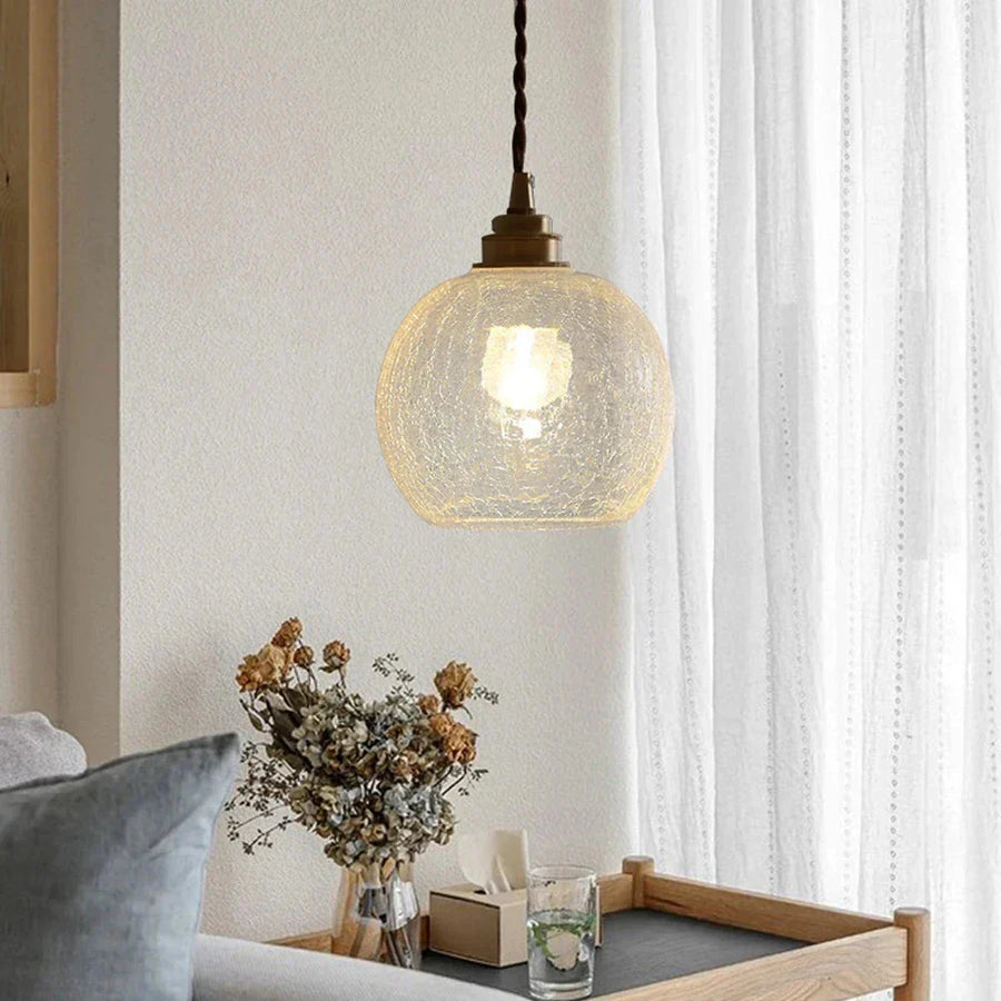GLASSORY - Transparent Vintage Glass Pendant Light