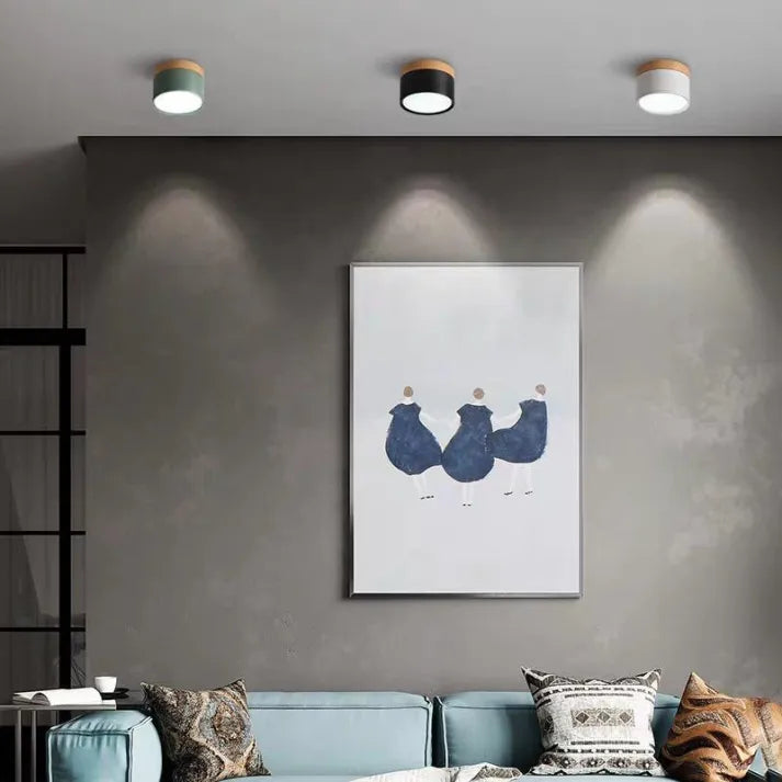 LYSSEN - Scandinavian Cylinder LED Ceiling Lights