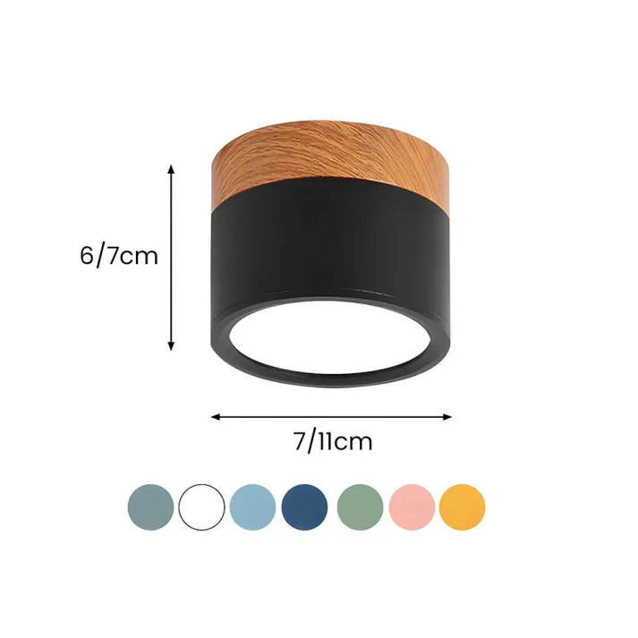 LYSSEN - Scandinavian Cylinder LED Ceiling Lights
