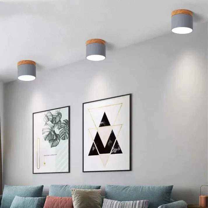 LYSSEN - Scandinavian Cylinder LED Ceiling Lights