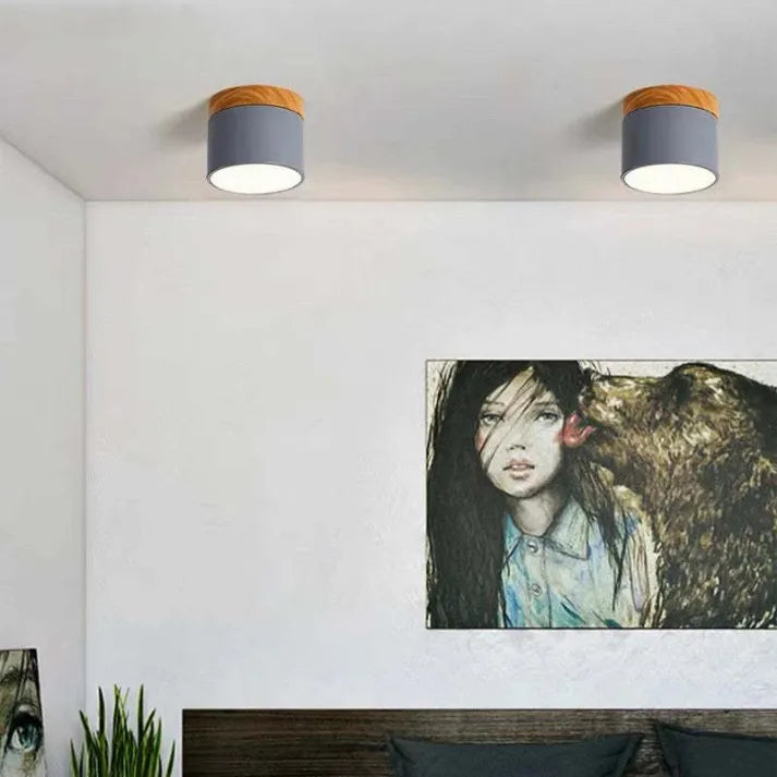 LYSSEN - Scandinavian Cylinder LED Ceiling Lights