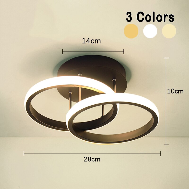 VILUNA – Adjustable Triple Ring LED Ceiling Light