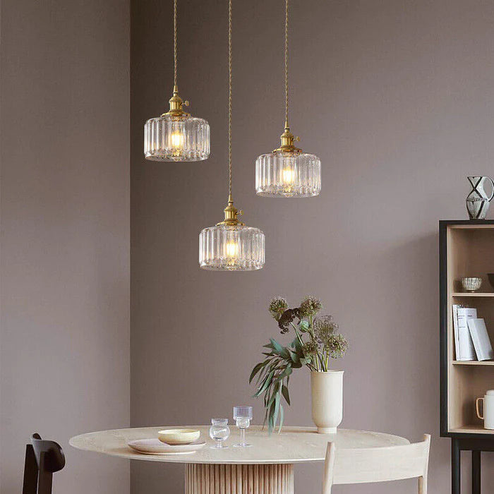 VESTONE – Retro Crystal Glass Pendant Lamp