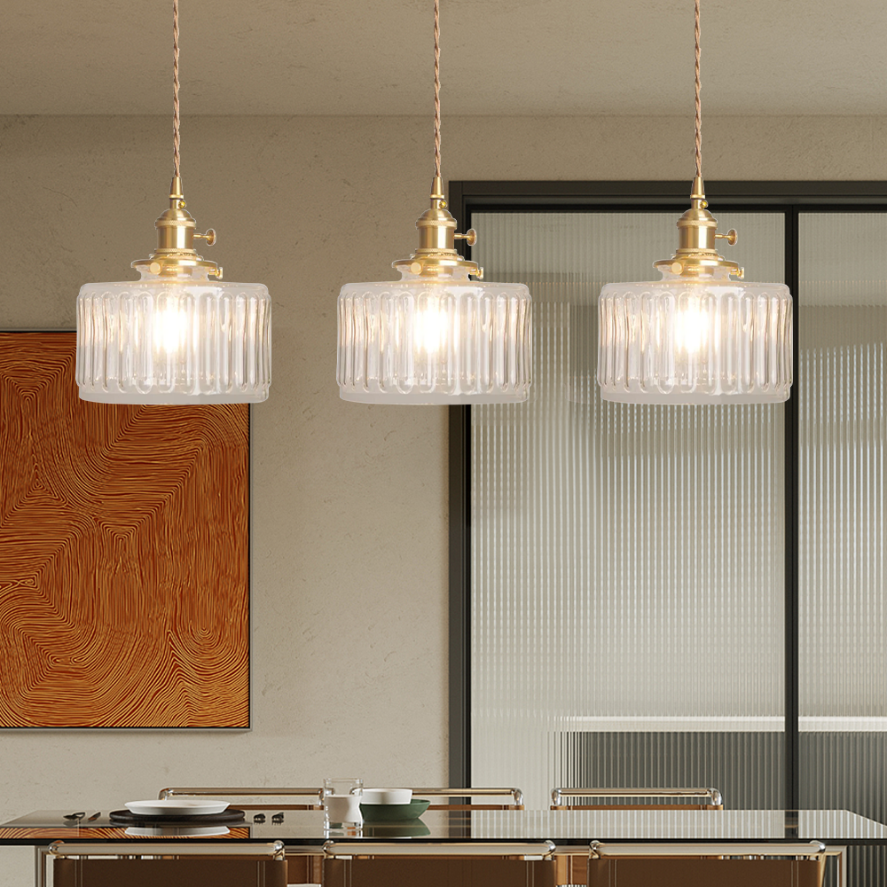 VESTONE – Retro Crystal Glass Pendant Lamp