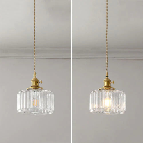 VESTONE – Retro Crystal Glass Pendant Lamp
