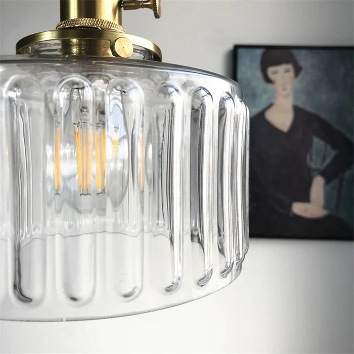 VESTONE – Retro Crystal Glass Pendant Lamp