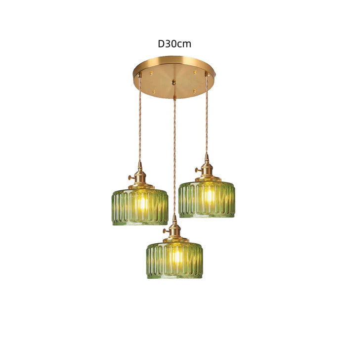 VESTONE – Retro Crystal Glass Pendant Lamp