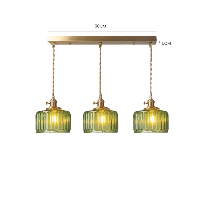 VESTONE – Retro Crystal Glass Pendant Lamp