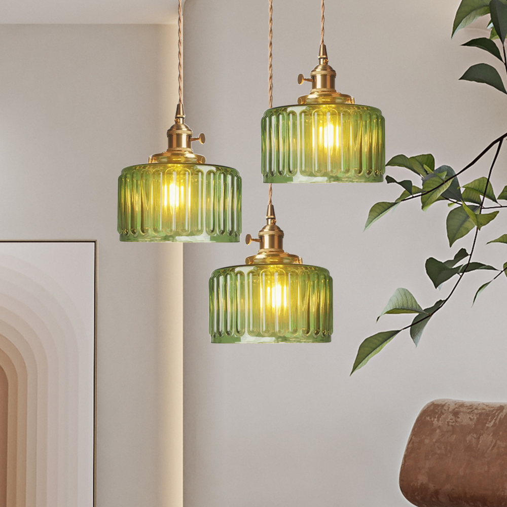 VESTONE – Retro Crystal Glass Pendant Lamp