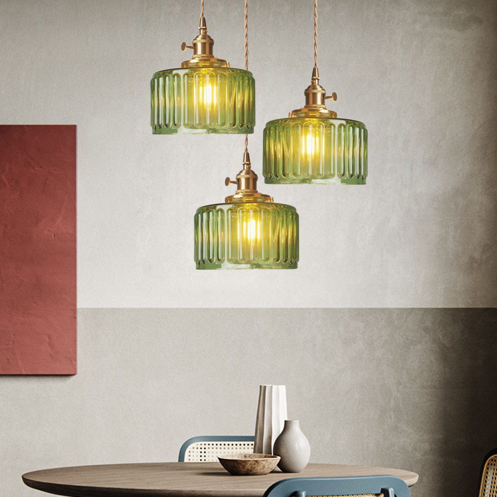 VESTONE – Retro Crystal Glass Pendant Lamp