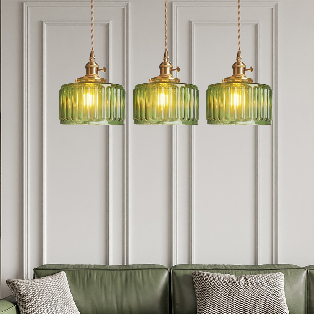 VESTONE – Retro Crystal Glass Pendant Lamp