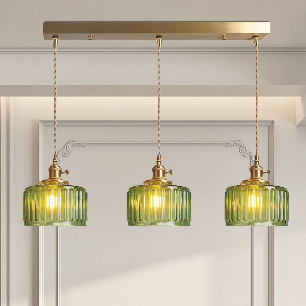 VESTONE – Retro Crystal Glass Pendant Lamp