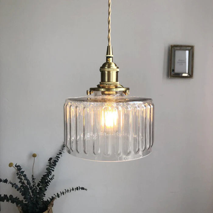 VESTONE – Retro Crystal Glass Pendant Lamp