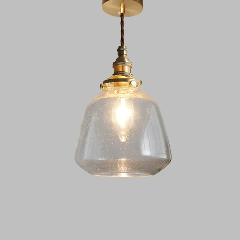 GLASSORY - Transparent Vintage Glass Pendant Light