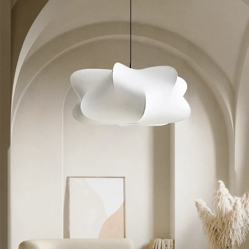HIKARO – Japanese Wabi Sabi Silk Pendant Light
