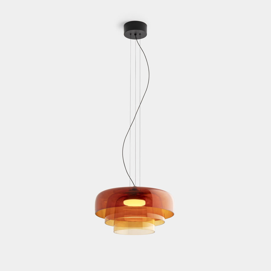 OLVINA - Contemporary Glass Pendant Light