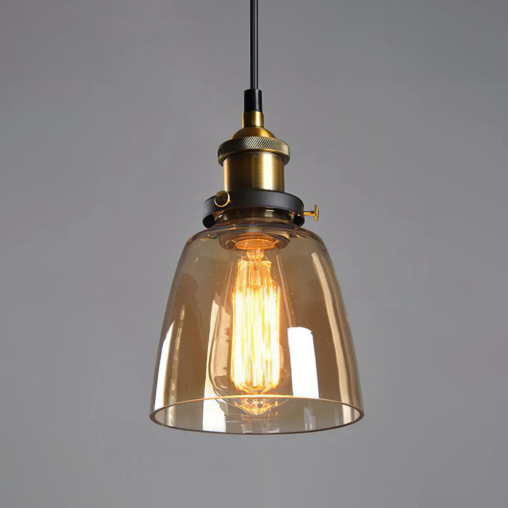 GLASSPIRE - Minimalist Clear Glass Pendant Light