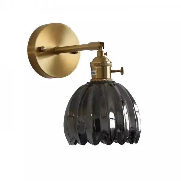 GLOVINA – Floral Inspired Glass Wall Light